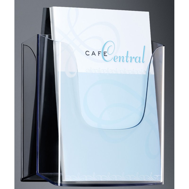 Sigel wall leaflet holder, acrylic, A4, crystal clear