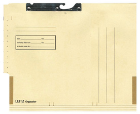 LEITZ pendelmappen Orgacolor A4, kamelenkleurgeel, 50 stuks