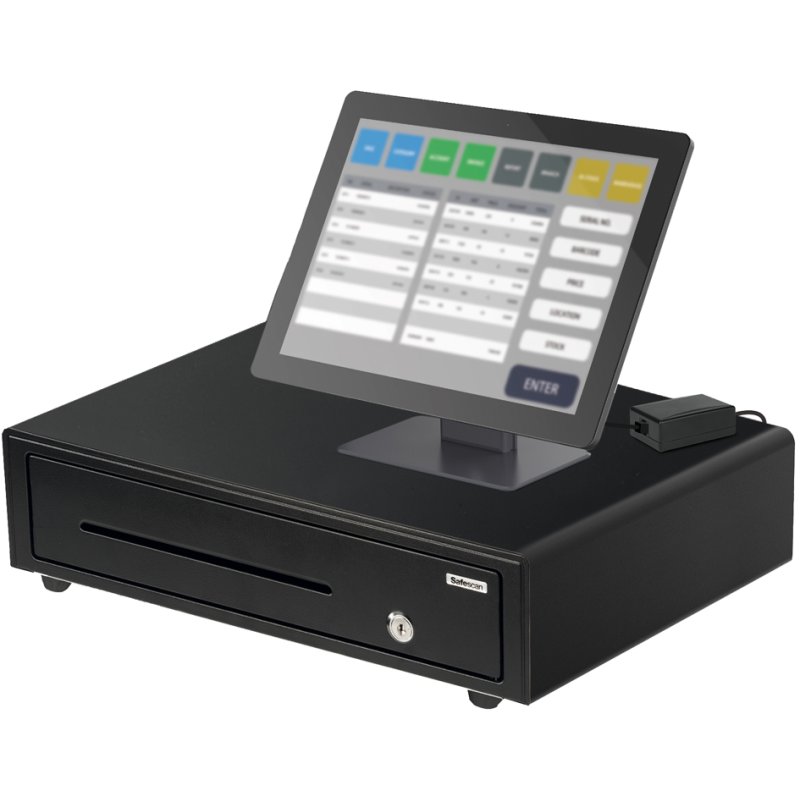 Safescan Ouvreur de tiroir-caisse USB UC-100, noir, convertisseur RJ12 vers USB