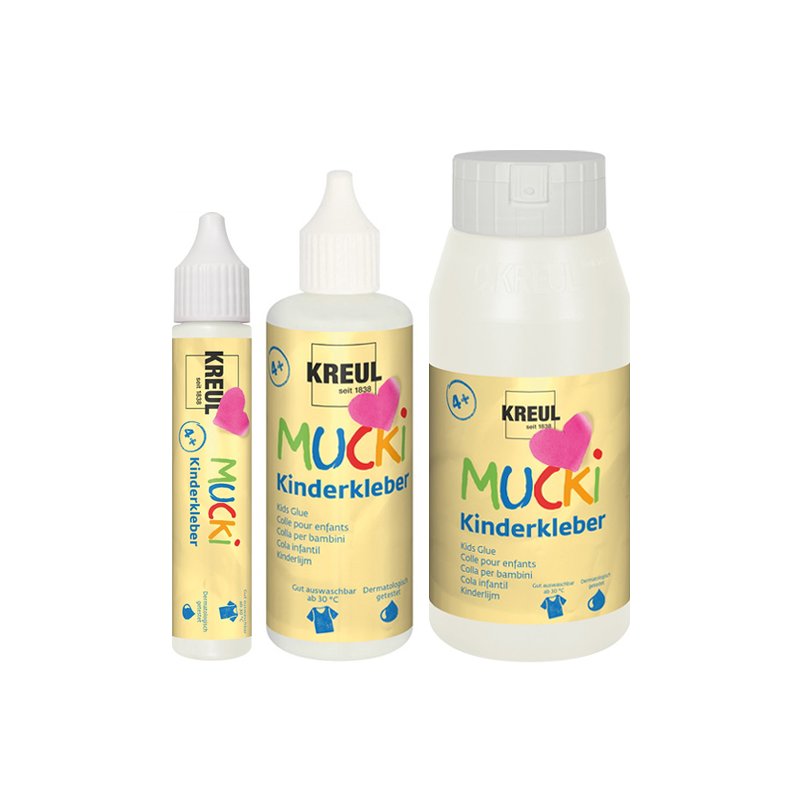 KREUL Mucki colle enfant, soluble à l'eau, 80 ml