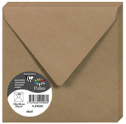 Pollen by Clairefontaine enveloppen kraft, 75×100 mm, 20 stuks