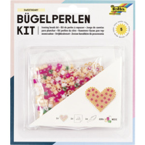 folia strijkparel starterset Liefde Hart, 220 stuks, kleurrijk gesorteerd