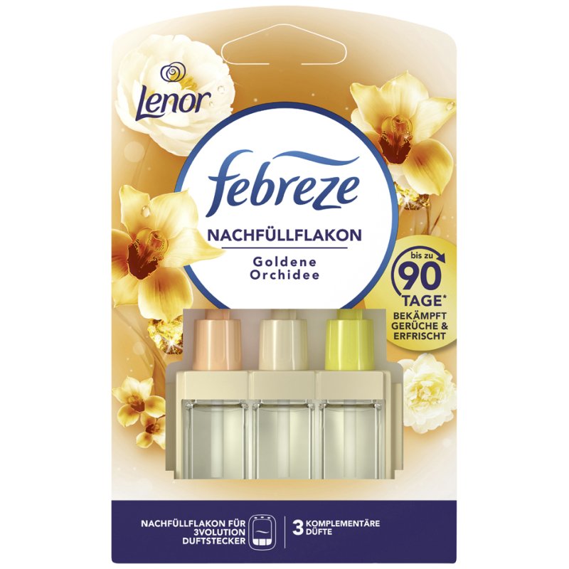 Febreze recharge 3Volution, Orchidée Dorée, 20 ml