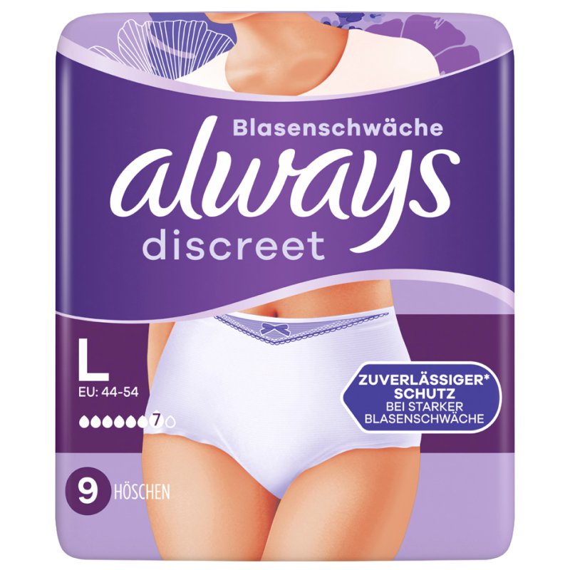 Always Discreet incontinentiebroekjes Pants Plus, maat M, 10 stuks