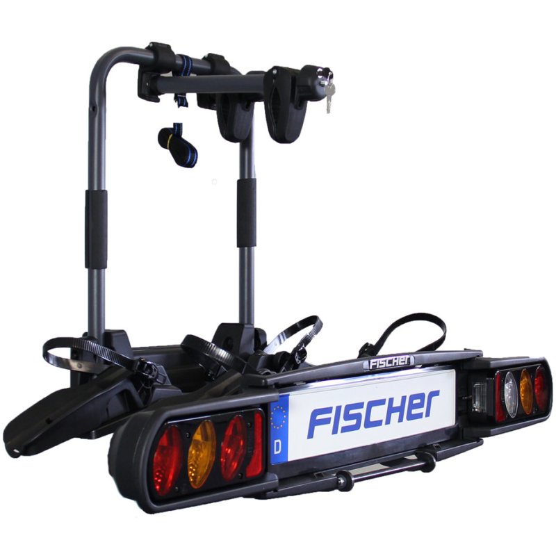 FISCHER Proline Evo fietsdrager trekhaak, 2 fietsen, 60 kg, afsluitbaar