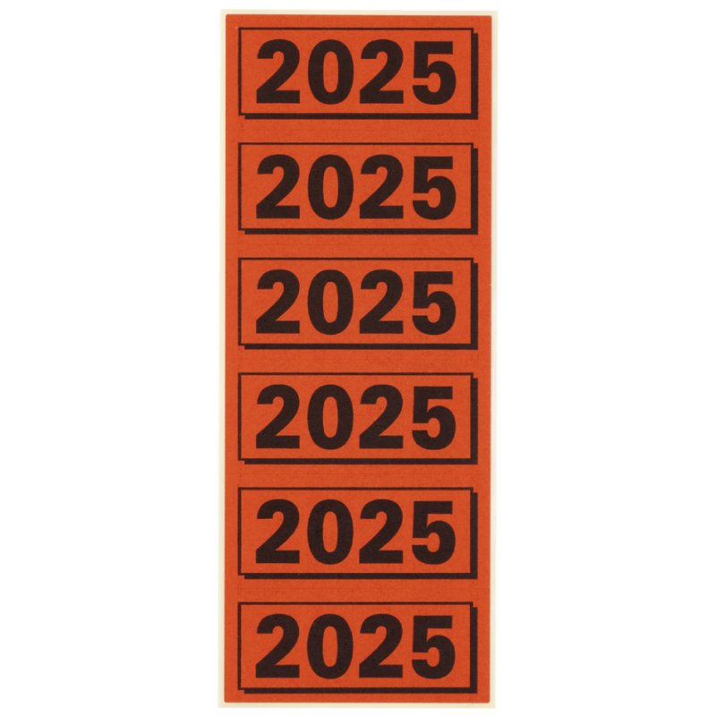 ELBA étiquettes de contenu '2026', auto-adhésif, jaune, 57×25 mm