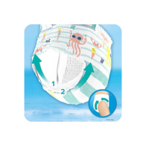 Pampers zwemluiers Splashers maat 3-4, 12 stuks
