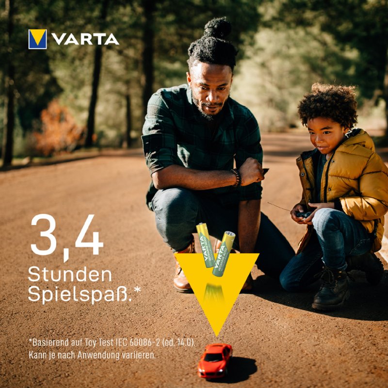 VARTA piles AAA rechargeables NiMH, 800 mAh, préchargées, 4 pièces