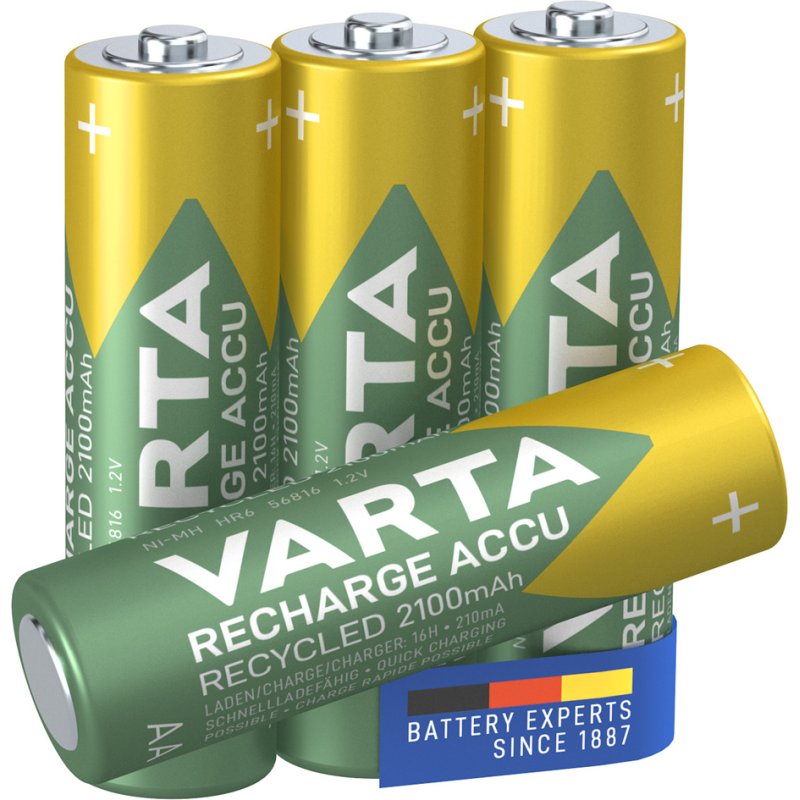 VARTA oplaadbare AA batterijen NiMH, voorgeladen, 2100mAh, 2 stuks