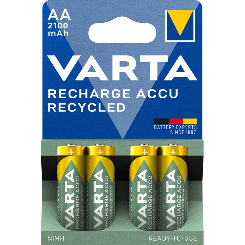 VARTA oplaadbare AA batterijen NiMH, voorgeladen, 2100mAh, 2 stuks