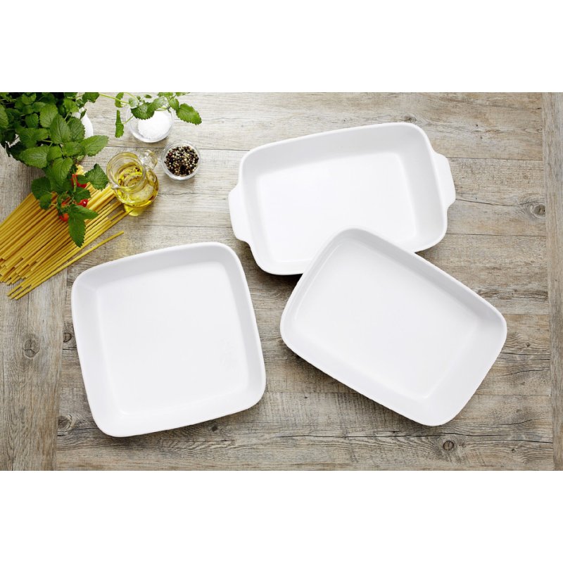 Ritzenhoff & Breker ovenschaal XXL, wit, 2 stuks