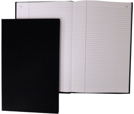 ELVE standaard registerboek, 360×230 mm, 300 bladzijden, zwarte kaft