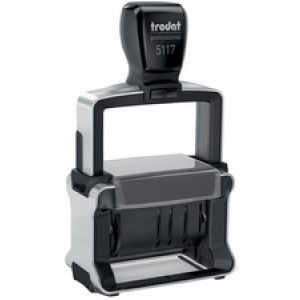 trodat datumstempel multiformaat 5117 4.0, zelfinkleurend, zwart, 4×48 mm