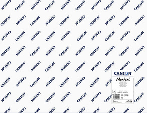 CANSON aquarelpapier Montval, naturwit, 300 g/m², 500×650 mm