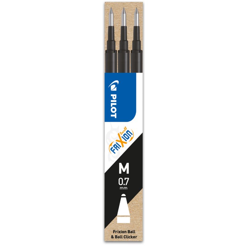 PILOT rollerpen vulling BLS-FR7, roze, 3 stuks