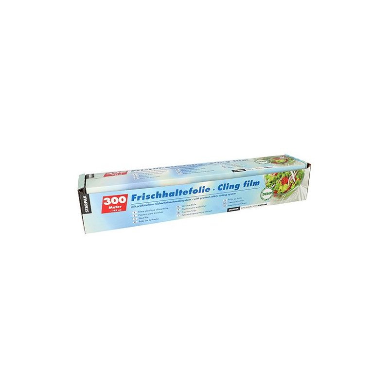 STARPAK film étirable, transparent, 450 mm × 300 m, 7,5 µm