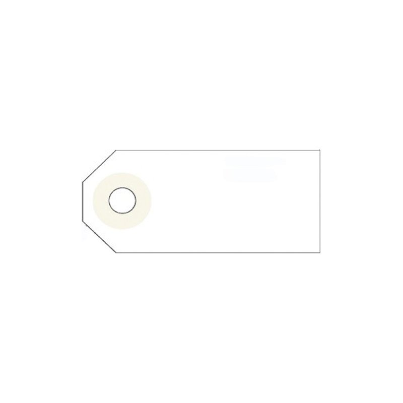 APLI warenanhängers, 80×38 mm, beige, 1000 stuks