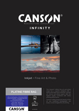 CANSON INFINITY fotopapier Platine Fibre Rag, 310 g/m², A4, 25 vel