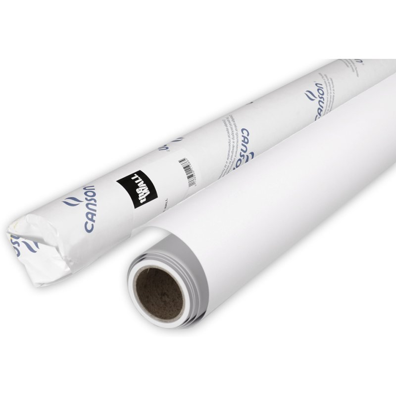 CANSON The Wall drawing paper roll, white, 1 × 5 m, 200 g/m²