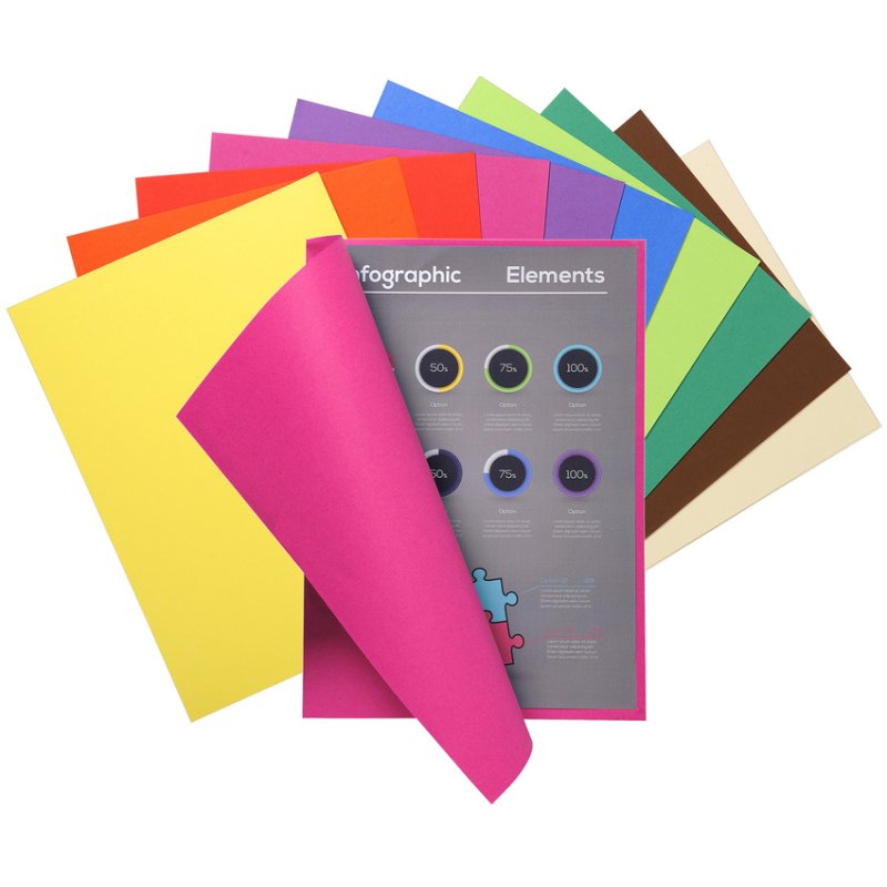 EXACOMPTA documentmappen FLASH 80, A4, 10 kleuren gesorteerd, 100 stuks