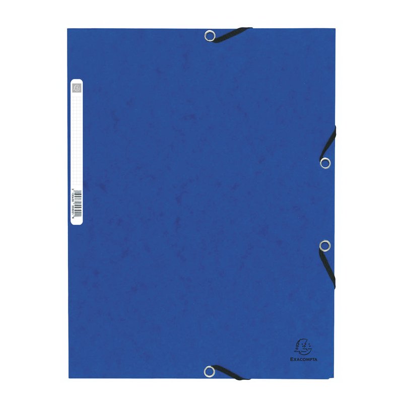 EXACOMPTA documentenmap A4, karton, zwart, 10 stuks