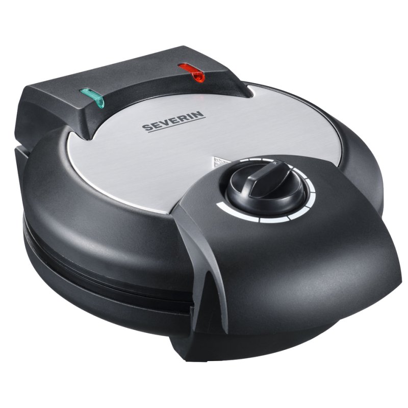 SEVERIN waffle iron WA 2103, 1300 watt, stainless steel/black