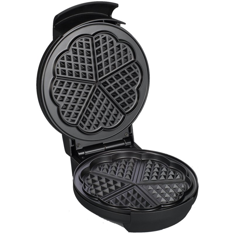 SEVERIN waffle iron WA 2103, 1300 watt, stainless steel/black