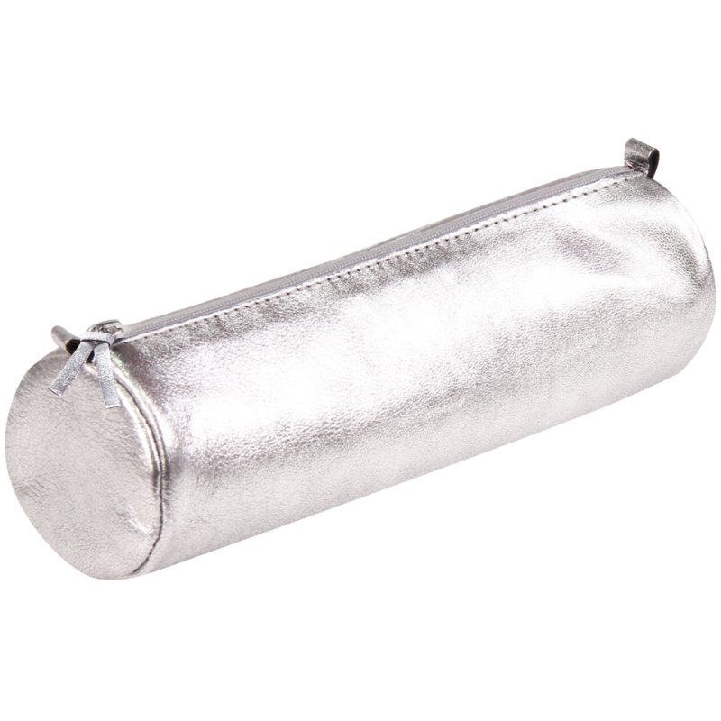 Clairefontaine étui-rouleau CUIRISÉ, cuir, argent