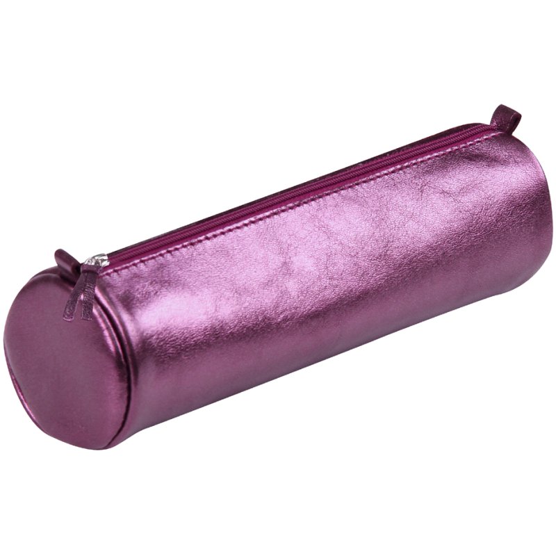Clairefontaine étui-rouleau CUIRISÉ, cuir, argent