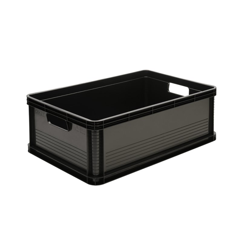 keeeper boîte de rangement robert, 64 litres, gris, empilable