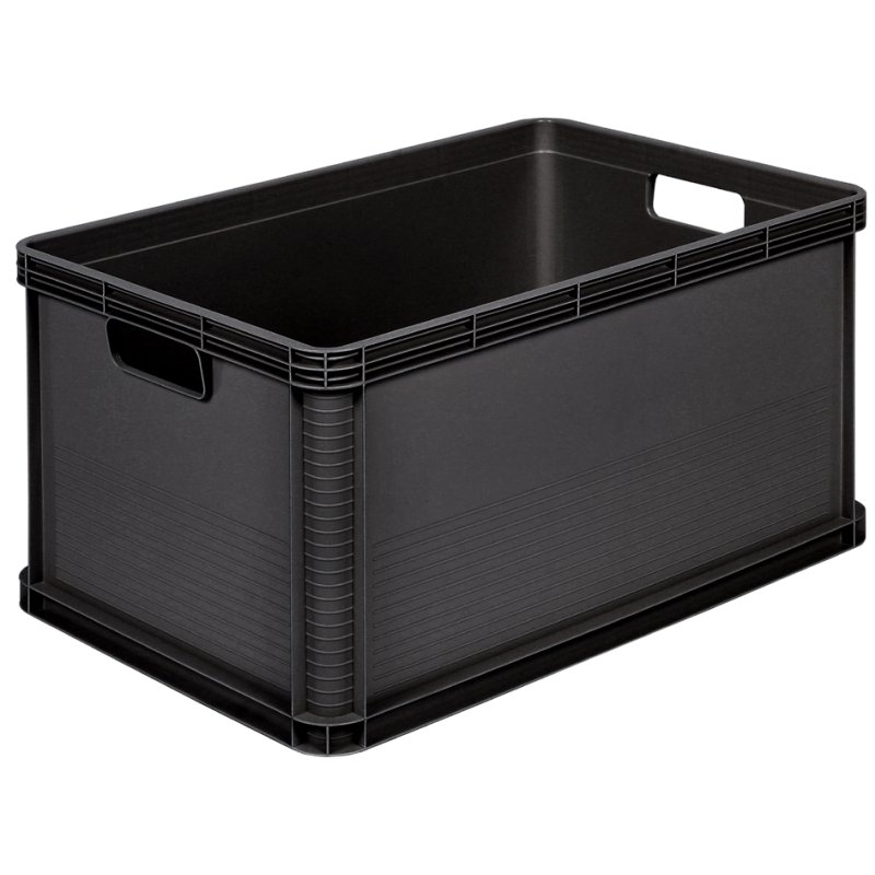 keeeper boîte de rangement robert, 64 litres, gris, empilable