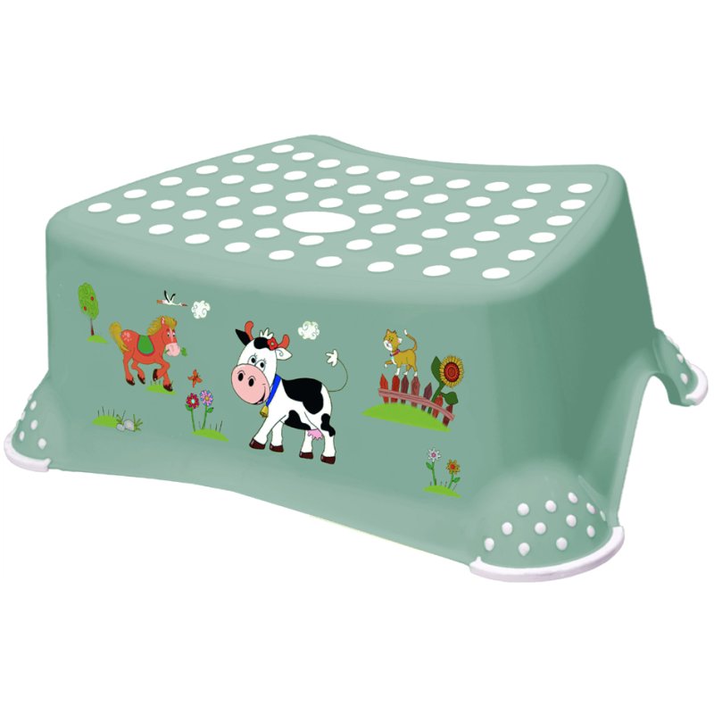 keeeper marche-pied enfant Tomek Joyeuse Ferme, nordic-green, charge max 80 kg