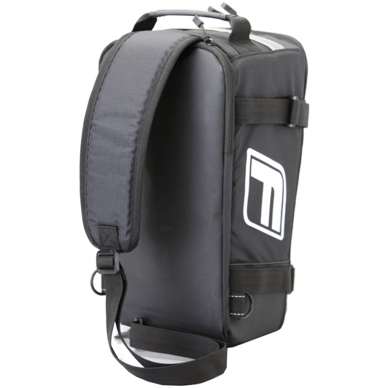FISCHER sacoche porte-vélo 2-en-1, noir, 5 litres, 180×160×325 mm