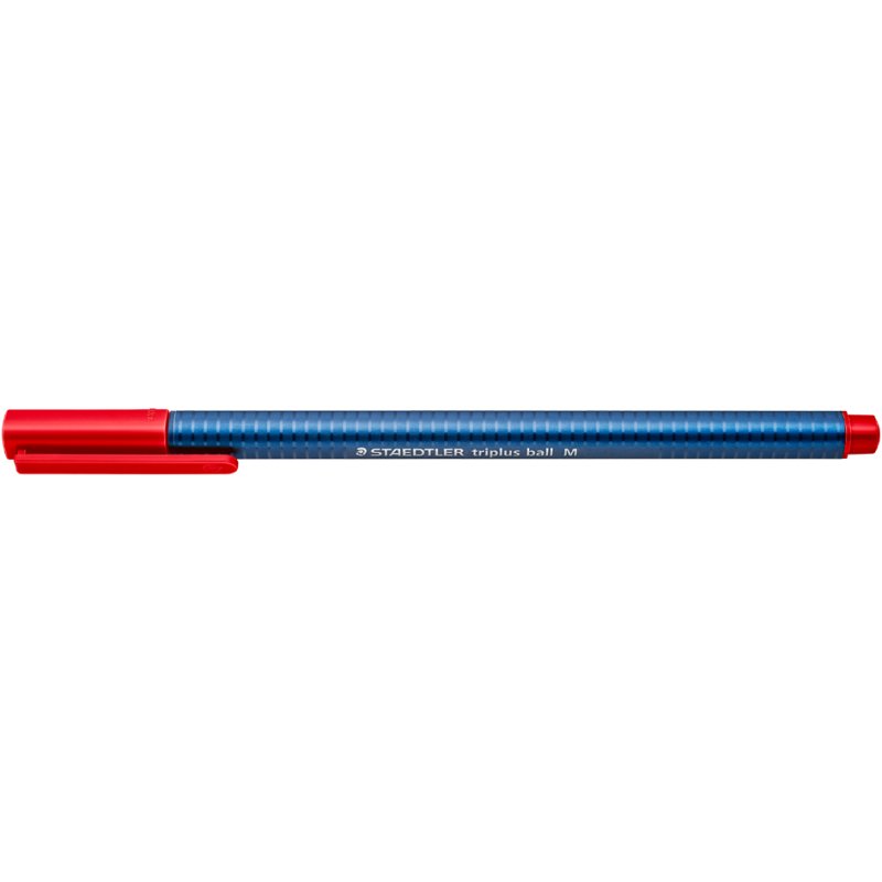 STAEDTLER balpen triplus ball 437 M, noir, corps triangulaire ergonomique