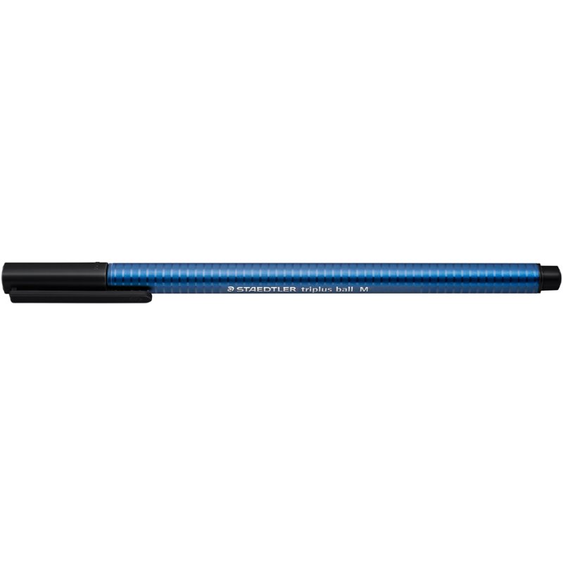 STAEDTLER balpen triplus ball 437 M, noir, corps triangulaire ergonomique