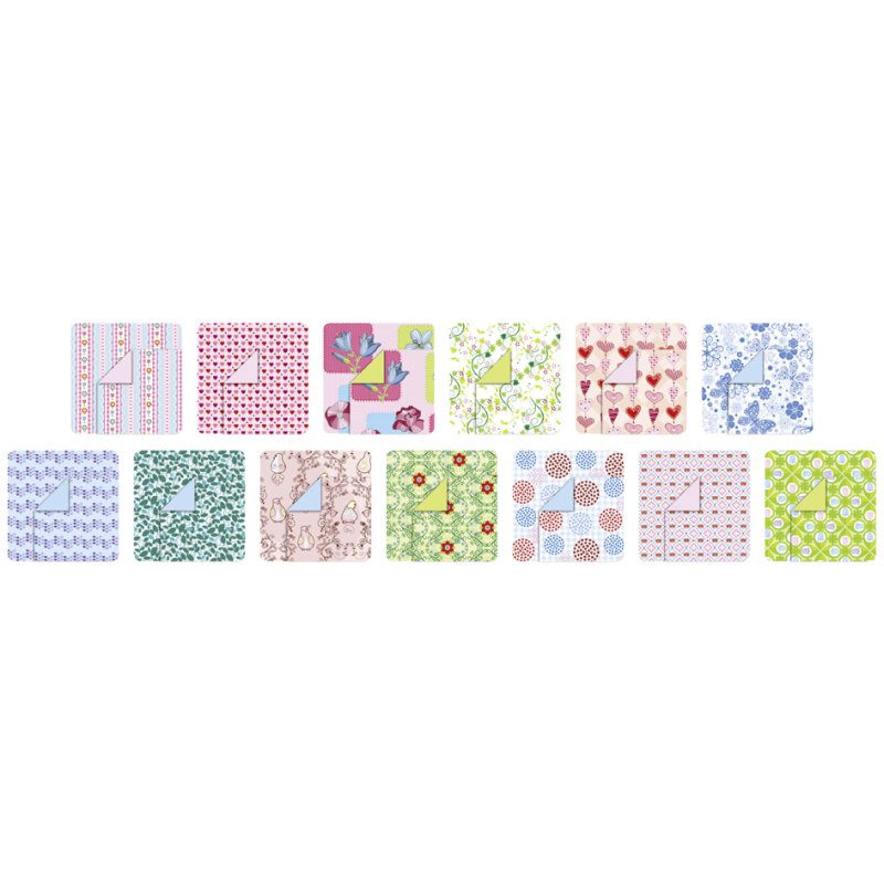 folia motiefpapierblok Romantiek, 240×350 mm, 26 vel