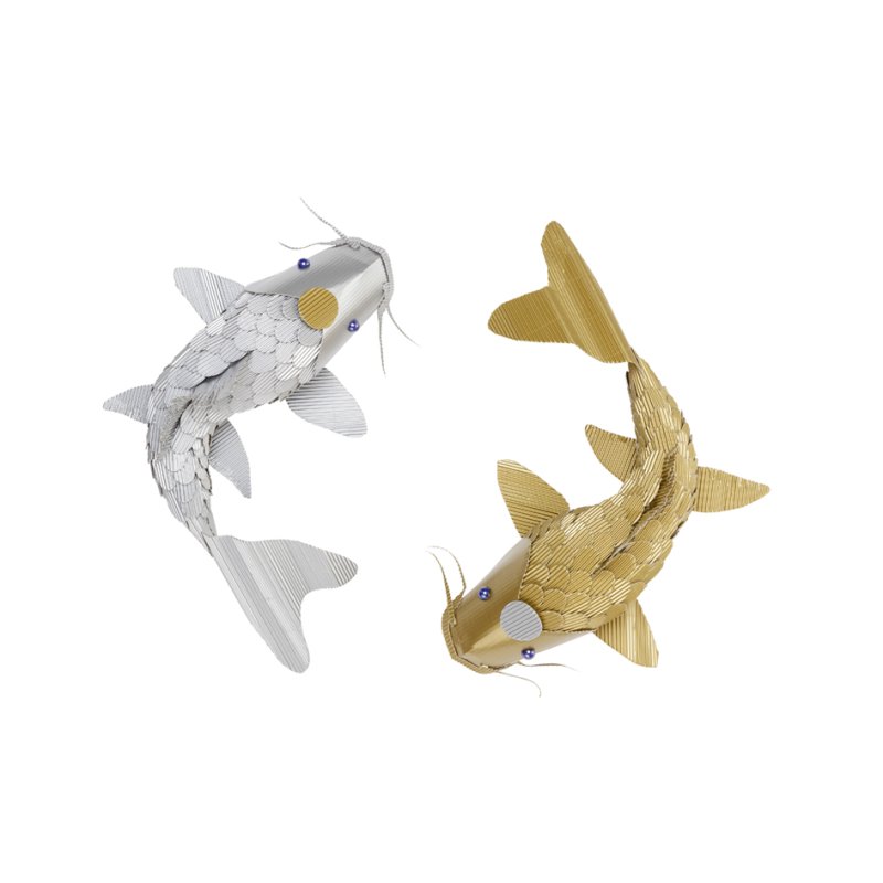 folia golfkarton A4, goud en zilver, 260 g/m², 10 vellen