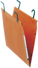 Esselte ophanghangmappen A4, oranje, 30 mm rugbreedte, 25 stuks