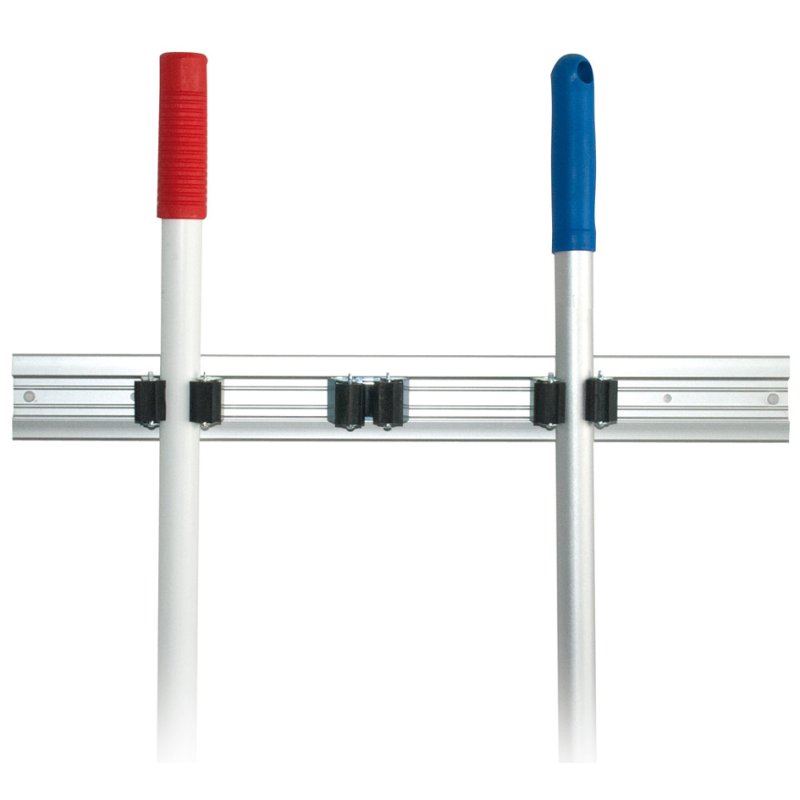 HYGOCLEAN porte-balai simple, plastique, noir, 50 mm