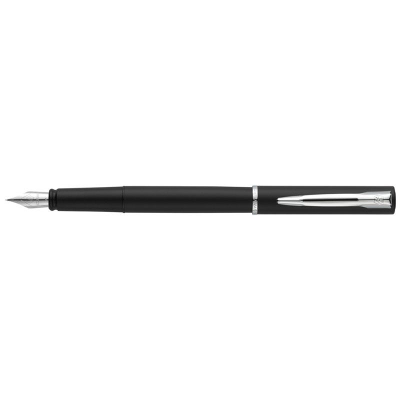 WATERMAN Allure vulpen, zwart met chroom, punt F