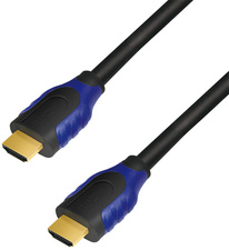 LogiLink HDMI kabel High Speed, stekker naar stekker, 10 meter, zwart/blauw
