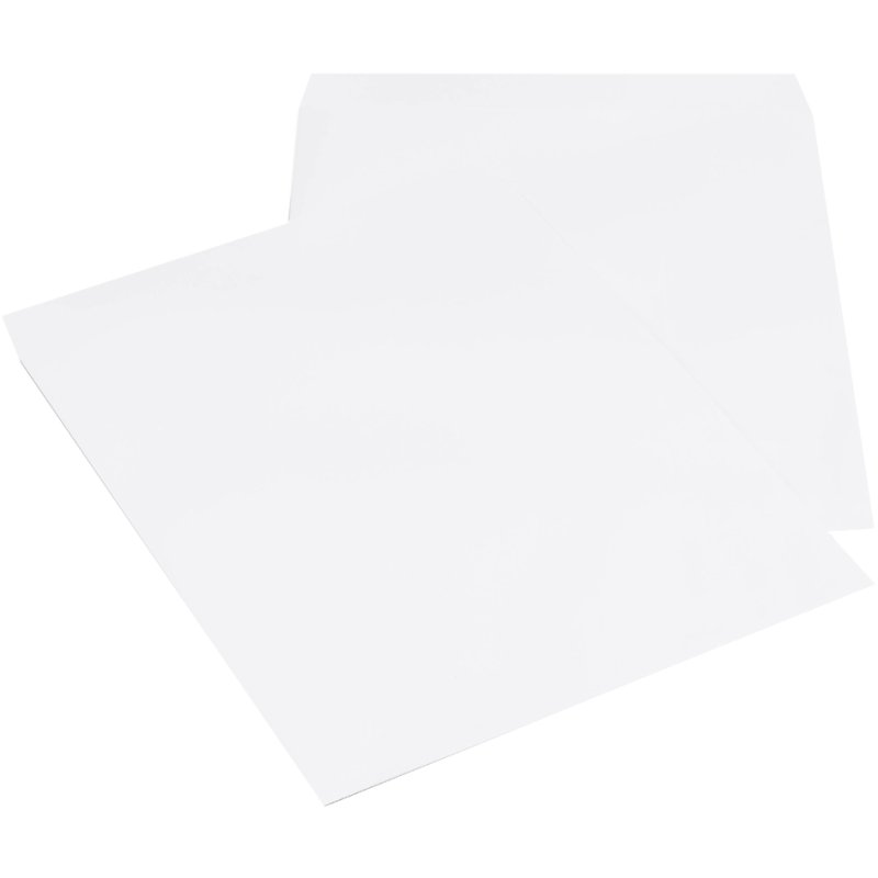 GPV Pochettes film radiographique papier kraft, blanc, 375×450 mm, 250 pièces