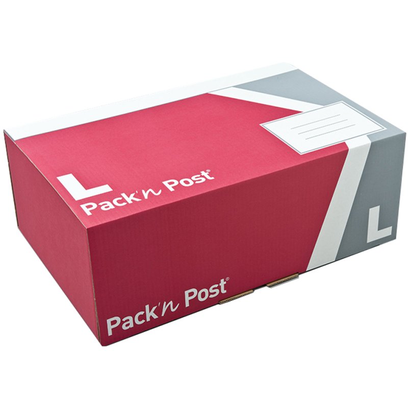GPV letterbox boxes cardboard, grey, 245×145×41 mm, 20 pieces