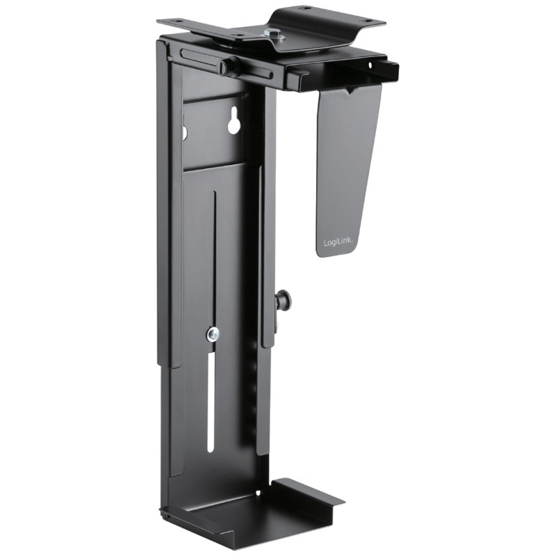 LogiLink CPU holder, metal, swivel and extendable, black