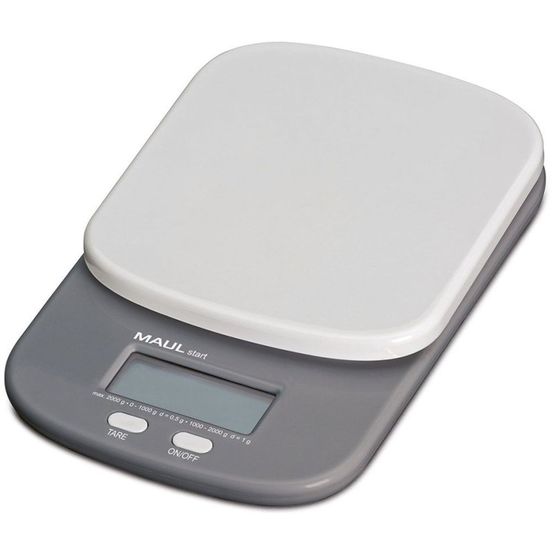 MAUL balance de courrier MAULstart, capacité de pesage 2000 grammes, gris