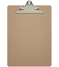 MAUL klembord MAULclassic, hardboard-hout, A4 staand