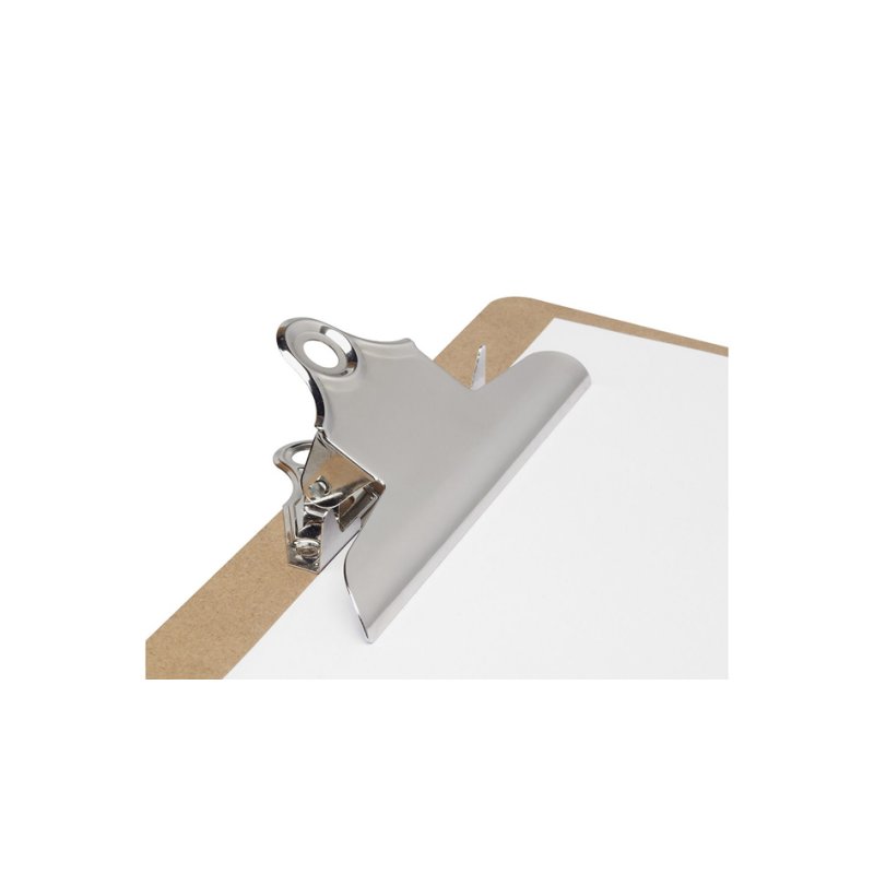MAUL clipboard A3 landscape, brown, hardboard, metal clip