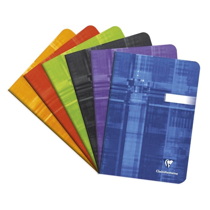 Clairefontaine carnet ligné A5, 48 feuilles, 90 g/m², 10 pcs