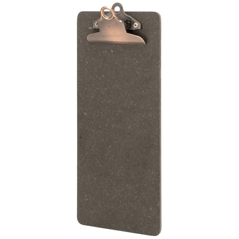 Securit houten klembord voor rekeningen, bruin, 115×265 mm