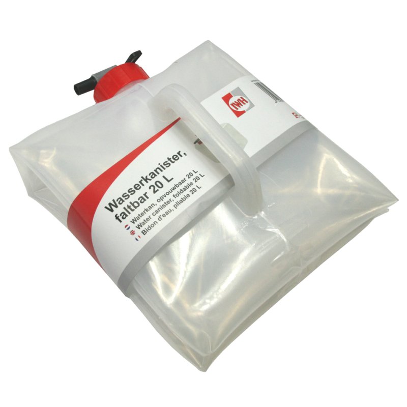IWH bidon d'eau avec robinet, transparent, pliable
